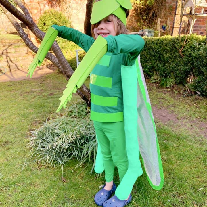 Make a Grasshopper Costume